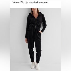 Express Velour Jumpsuit